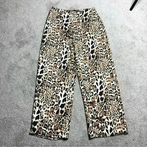 Lulu's Anima Print Pants Satin